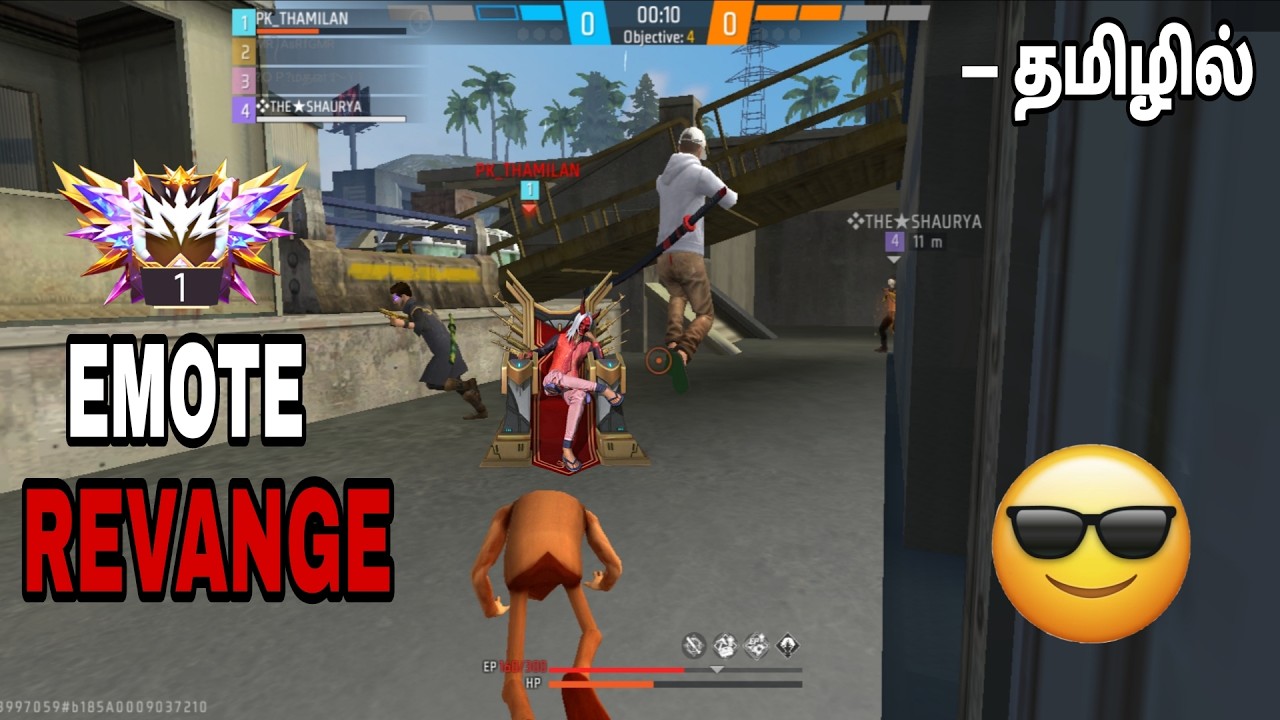 EMOTE REVANGE CS RANKED 💀 GRANDMASTER FREE FIRE🔥 PKTHAMILAN தமிழில்