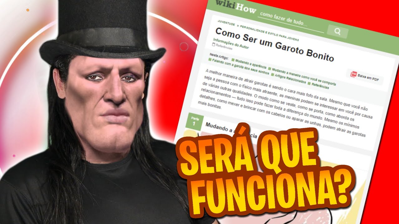 COMO SER UM GAROTO BONITO - TUTORIAIS BIZARROS