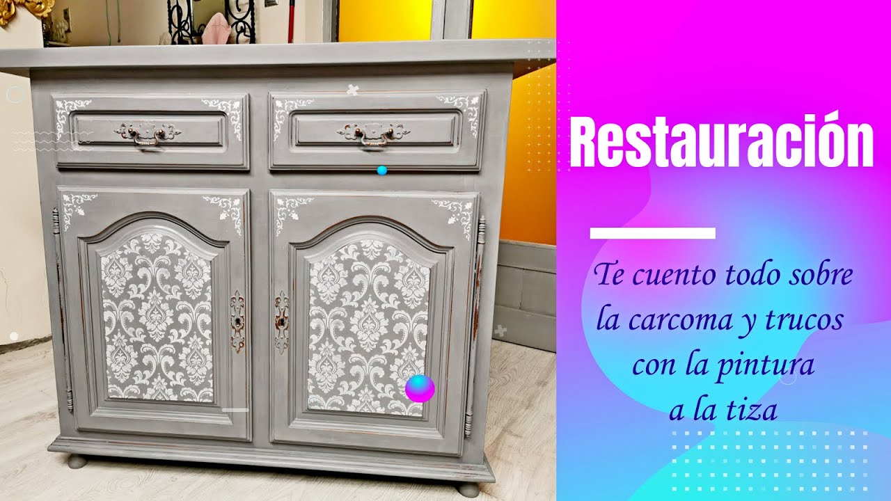 Restaurar un mueble / Todo sobre carcoma / Trucos pintura a la tiza