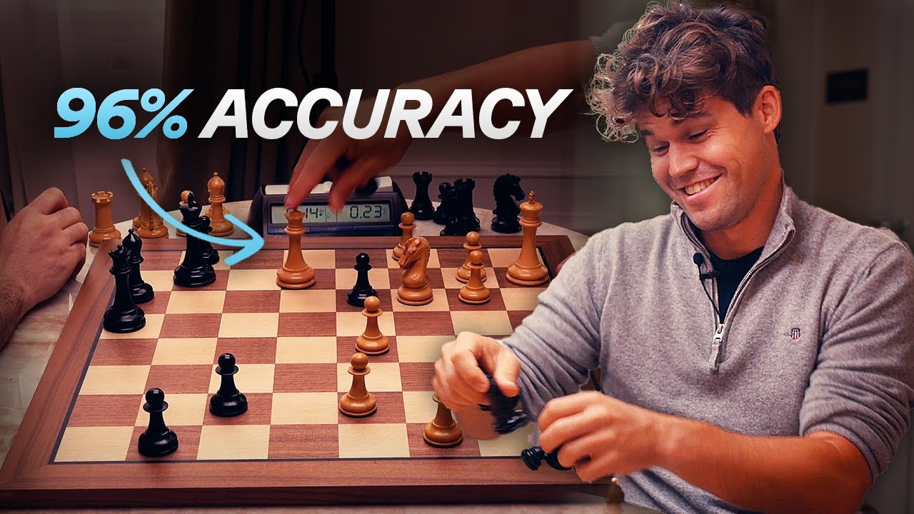 Magnus Carlsen Plays With INSANE Accuracy In 1 Minute Chess