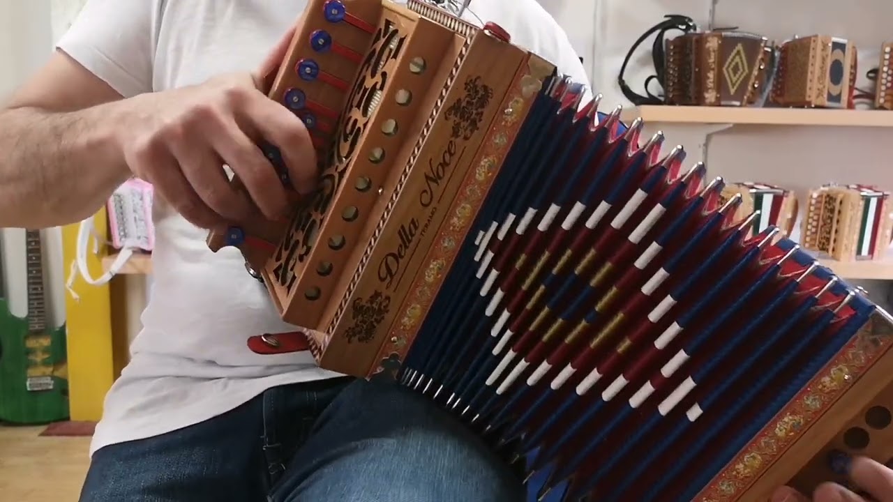 Organetto 2 bassi Della Noce in LA ottavato  (DEMO)