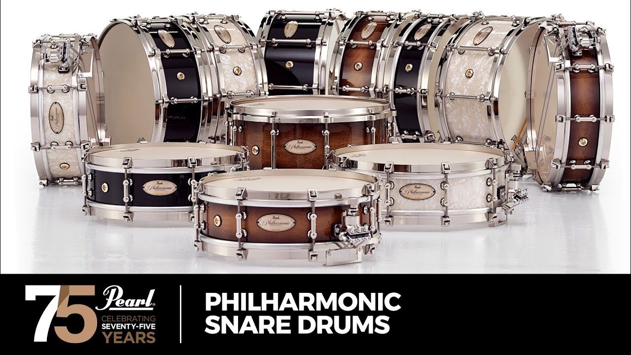 Pearl 2021 Philharmonic Snare Drums
