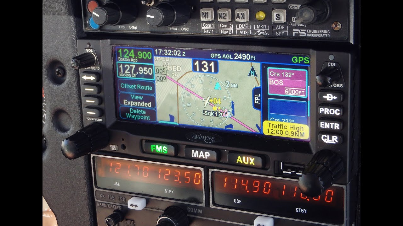 Установка вставного навигатора IFD440 от Avidyne