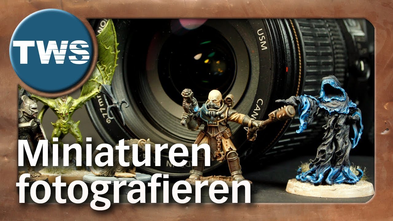 Tutorial: Miniaturen fotografieren / how to take pictures of miniatures (Tabletop-Zubeh&ouml;r, TWS)