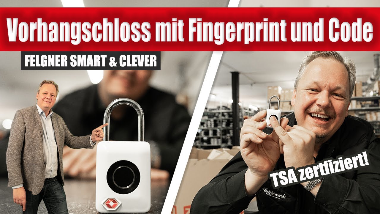 Das BESTE Vorhangschloss mit Fingerprint und Code?