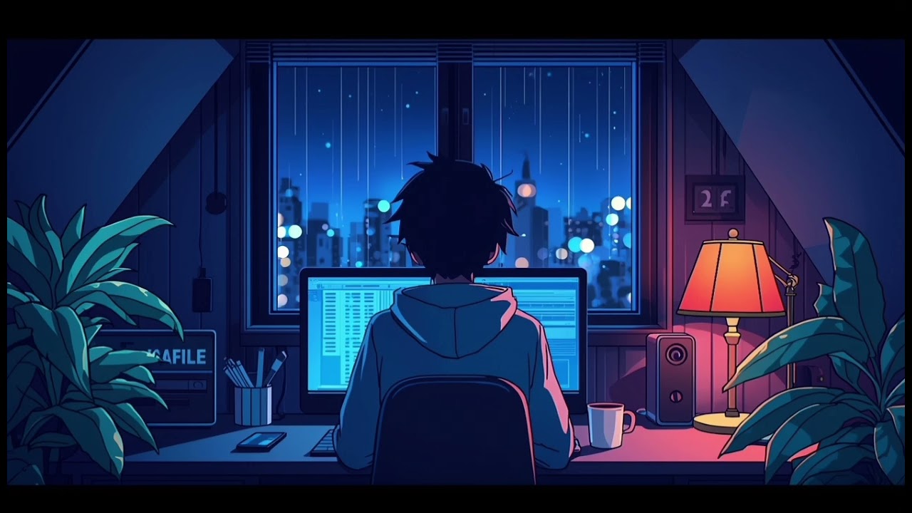 🌙Evening lofi beats to focus and relax😌 #lofi 