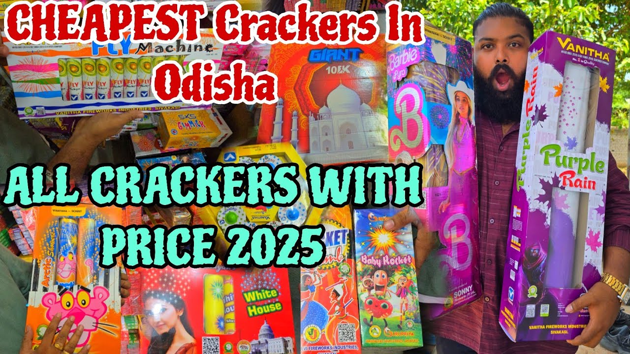 Final Price List of Cheapest Crackers In Odisha // Diwali Crackers Vlog // Jena Babu Vlogs 