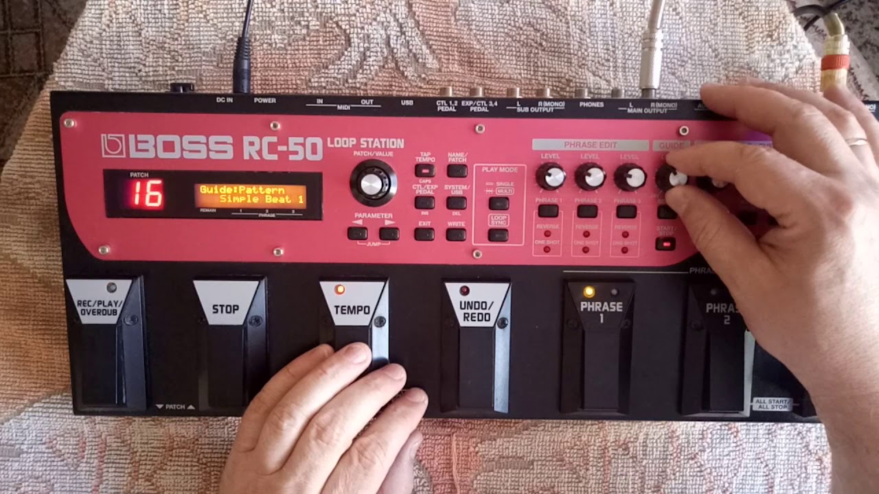 Boss RC50 test for the buyer . Демонстрашка работоспособности луппера для покупателя.
