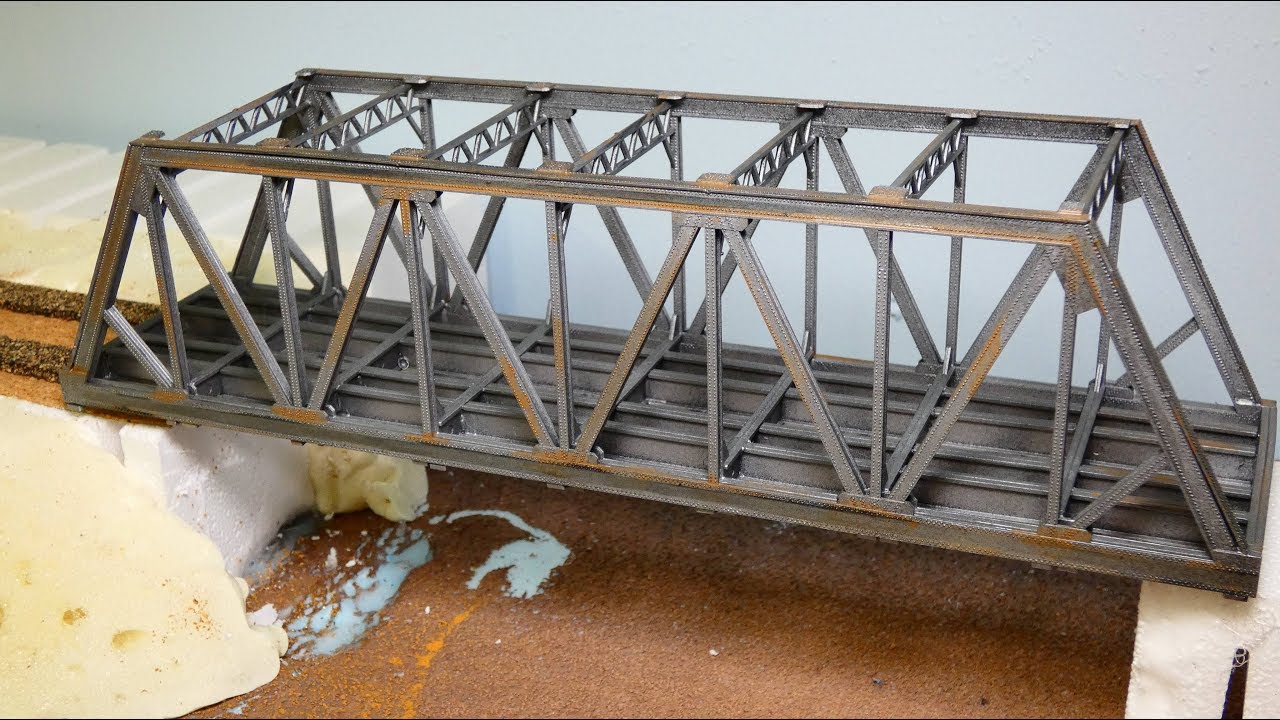 Walthers N Scale Truss Bridge Kit Build