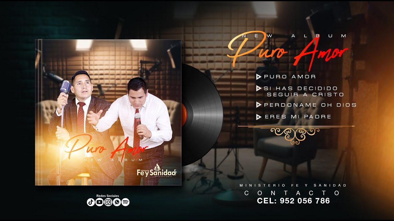 PURO AMOR (ALBUM COMPLETO) Ministerio Fe y Sanidad 2025.