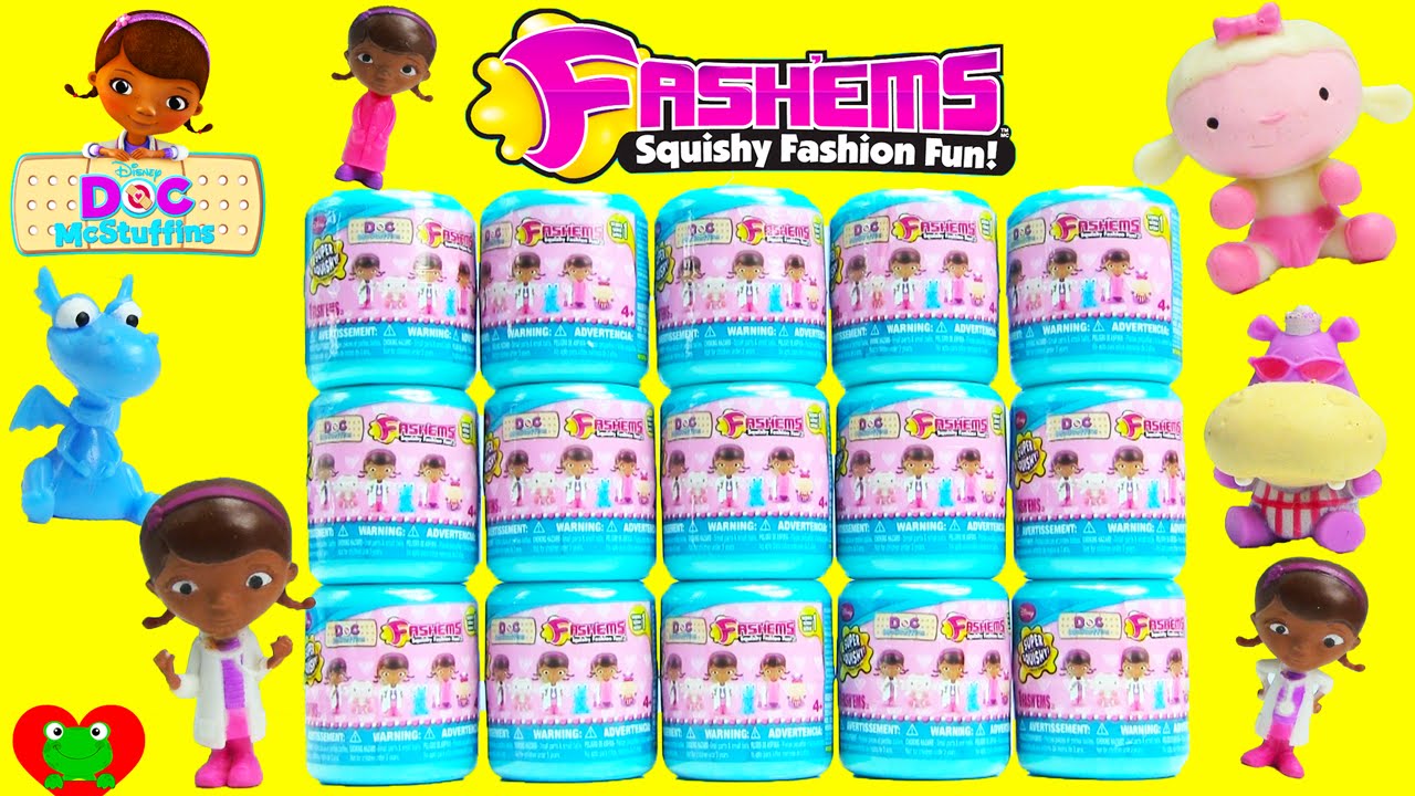 Doc McStuffins Fashems Capsules Lambie Stuffy Hallie