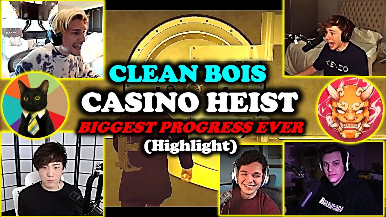 (ALL POV) Cleanbois make a HUGE PROGRESS on Casino Heist | Highlights | ft. Sykkuno, xQc, Tony, Lang
