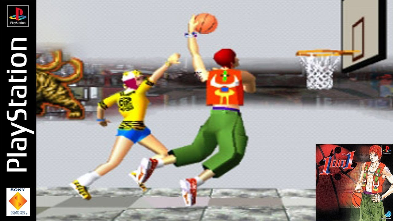 One on One Basketball [PS1] - IOS Gameplay