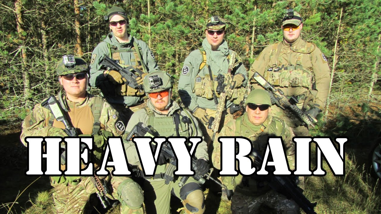 Airsoft milsim in Old Estonian Military Training site | Heavy Rain 2015