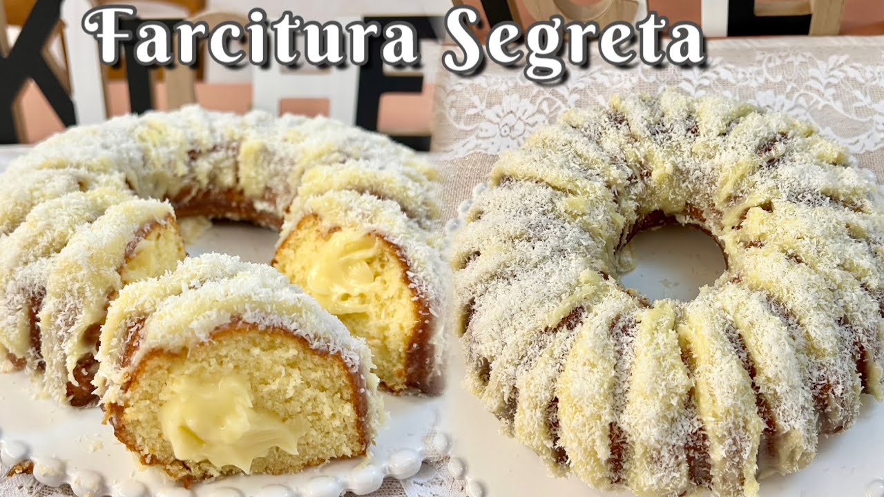 “Il Ciambellone delle Feste che Nasconde una Sorpresa: Farcitura SENZA Tagliare! 😱✨”