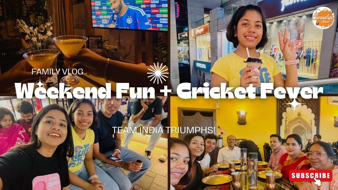 🏏 India T20 World Cup 2026 Victory 🏆 Weekend Celebration | Family Gathering & Fun Vlog
