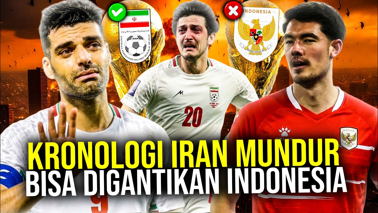 KRONOLOGI TIMNAS IRAN PUTUSKAN MUNDUR DARI PILDUN 2026! LEBIH BAIK DI SANKSI DARI PADA RESIKO TINGGI