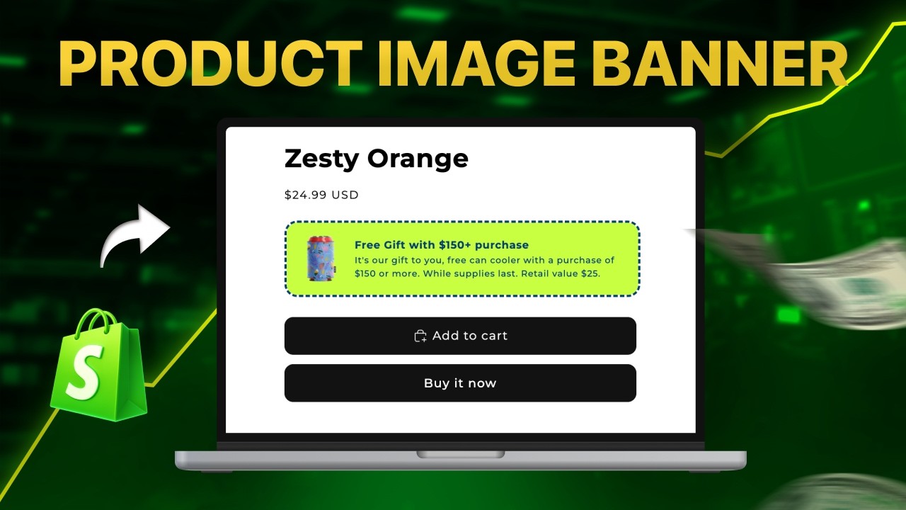Add a Liquid-IV Style Text & Image Banner To The Shopify Product Page (Works in All Themes)