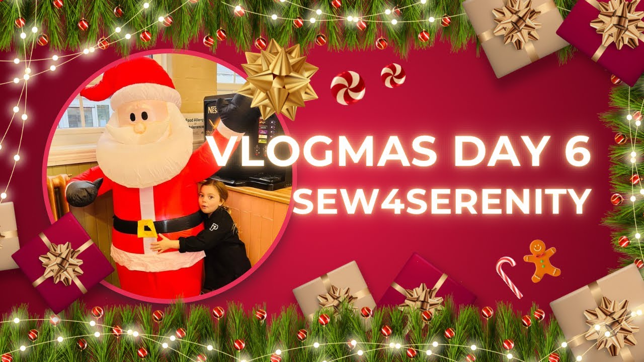 🎄 Vlogmas, день 6: Швейное веселье… со знаменитым гостем!