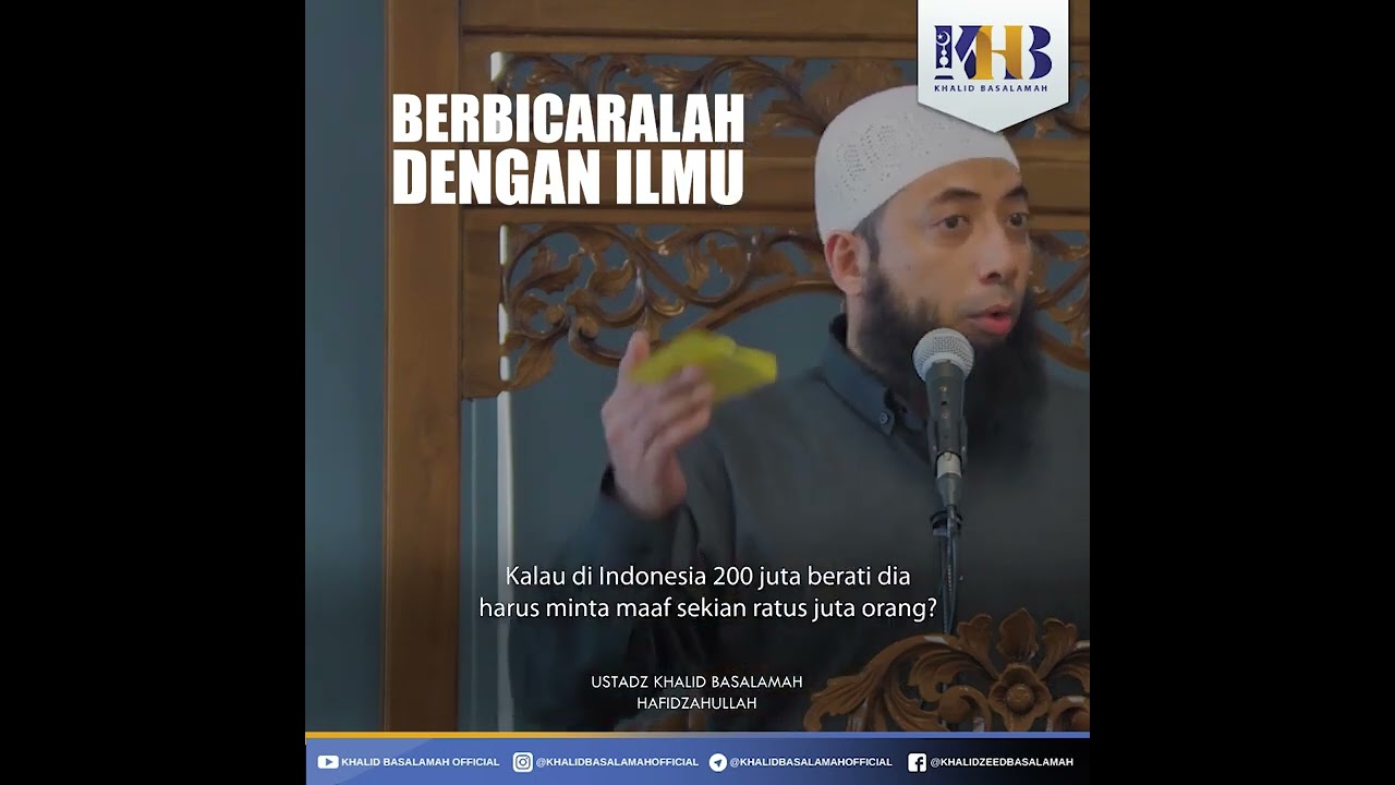 KHB VIDGRAM Berbicaralah Dengan Ilmu 
