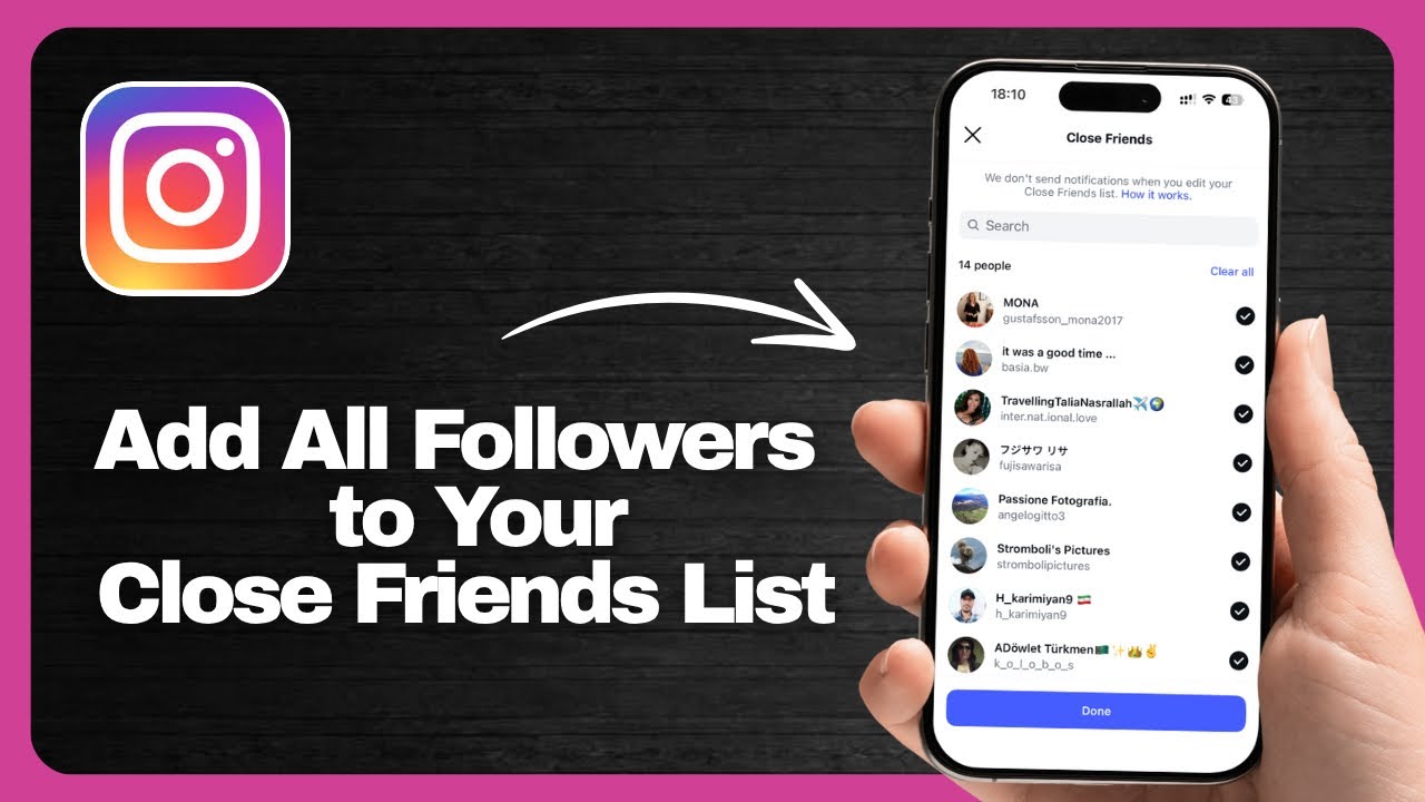 How to Add All Followers To Your Close Friends List on Instagram 