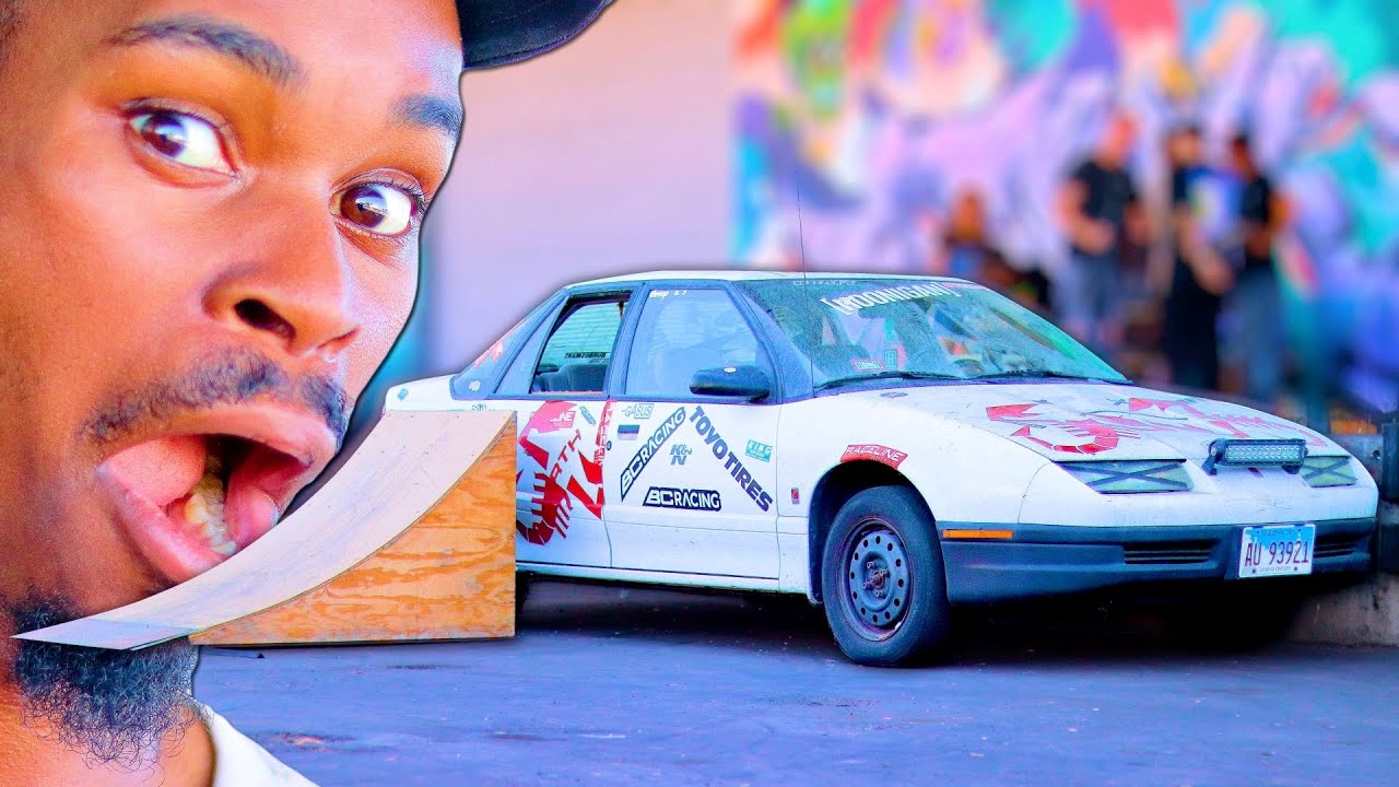 SKATEBOARDING ON A HOONIGAN DRIFT CAR?!? SKATE EVERYTHING EP.  146