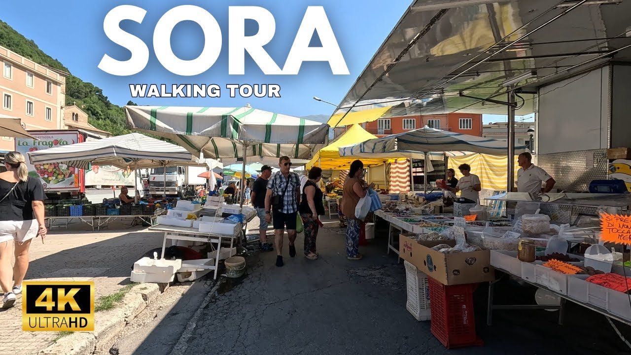 🇮🇹Italian Market Tour July 2024 | Mercato - Sora Italy 4K🇮🇹