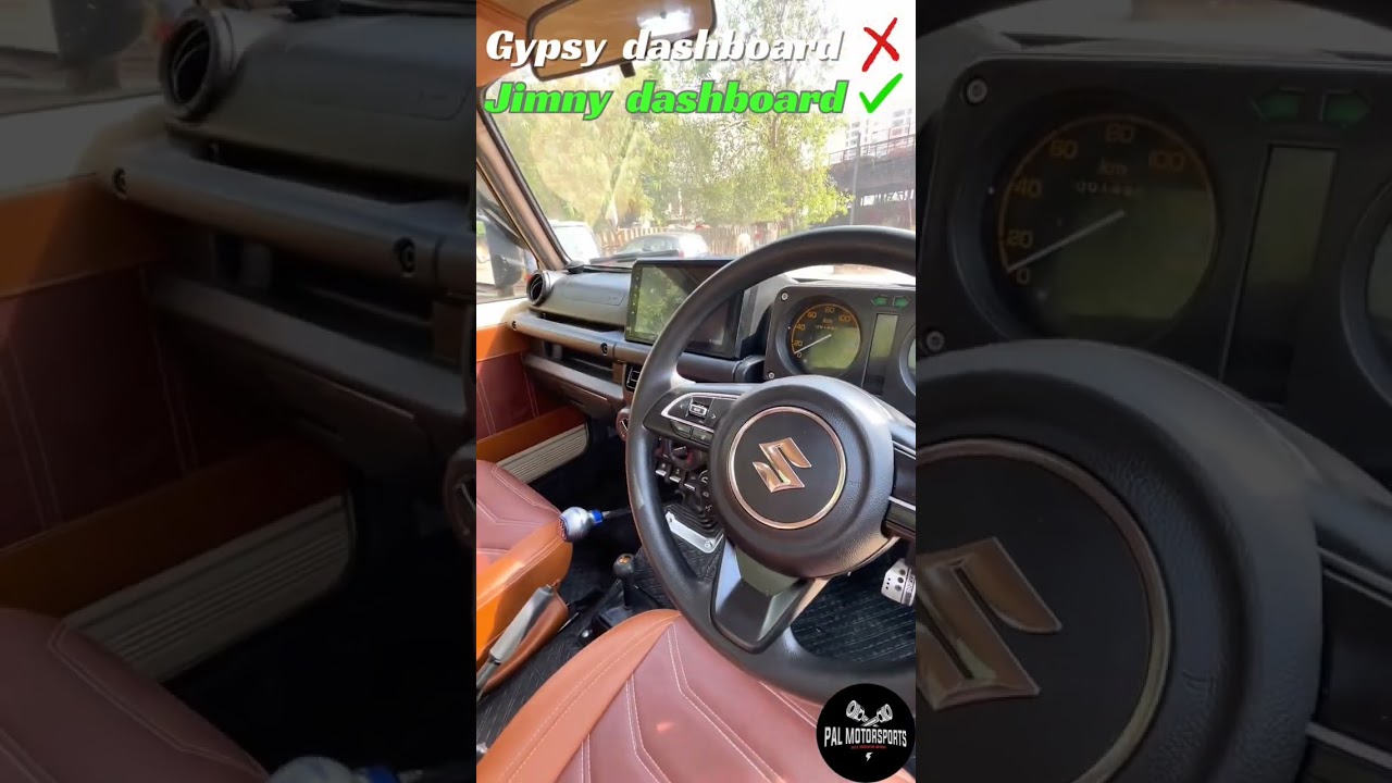 We Installed SUZUKI JIMNY 4x4 dashboard and steering wheel in SUZUKI SAMURAI I GYPSY 🔥👌⚡