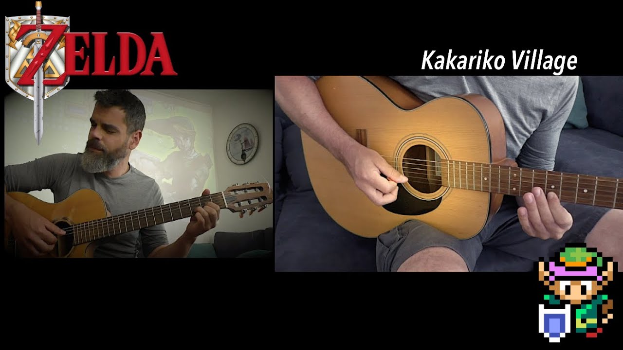 Kakariko village theme from Zelda A link to the past (SNES) - Classical guitar cover by Cyril Tep