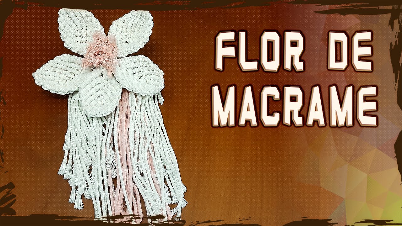 Flor de Macramé Paso a Paso