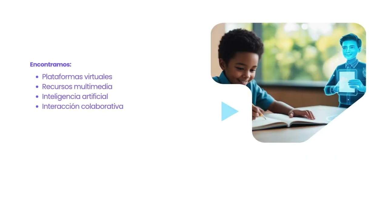 Video con voz en off. El paradigma de la educación virtual IA