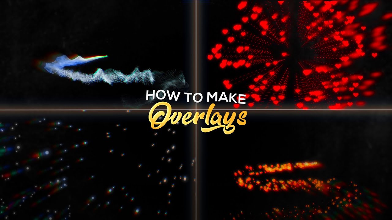 how to make overlays in after effects | with & without pluggins