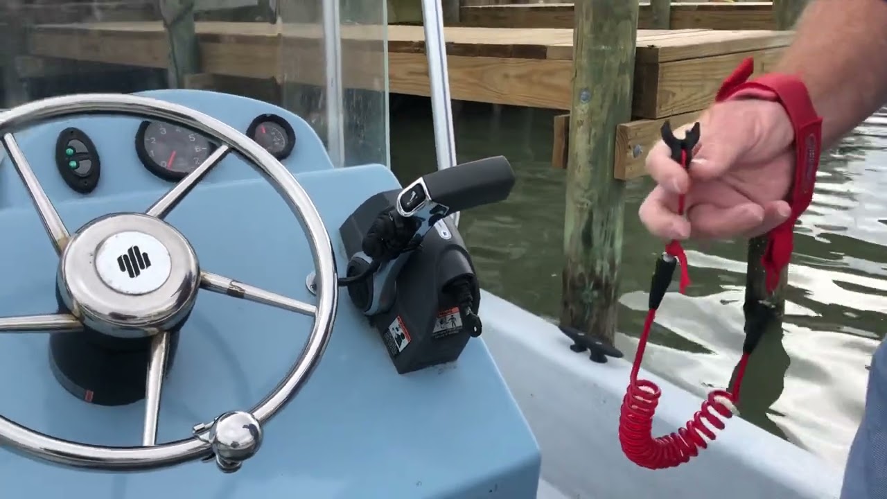 Testing a ignition safety switch on an outboard motor