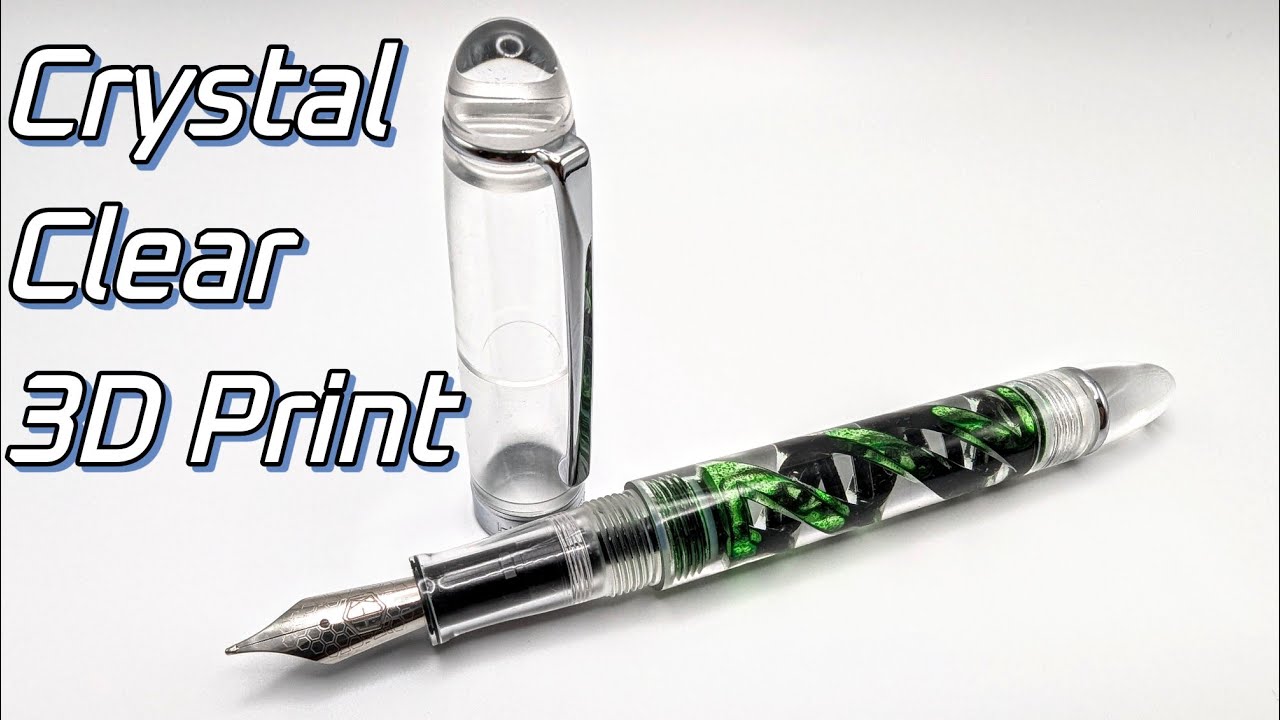 Cleanest 3D Print I've Ever Seen - HEX Pens DNA Lucent Fountain Pen