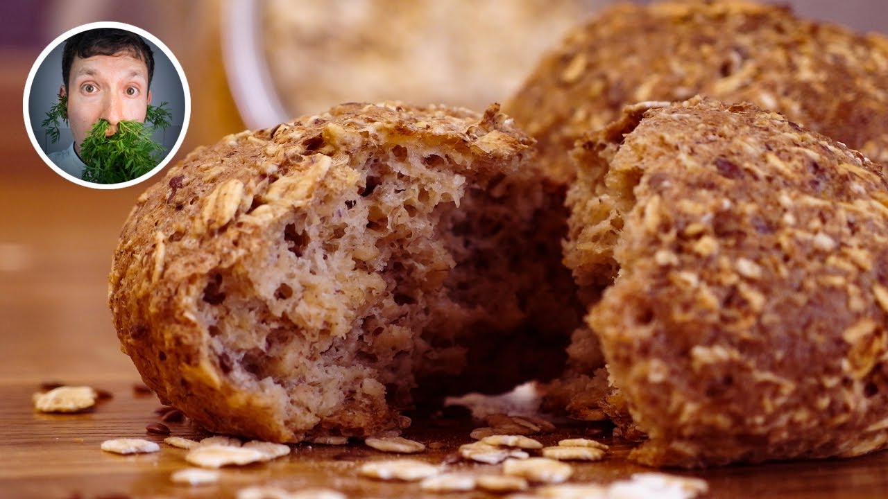 glutenfreie Brötchen selber backen ohne Hefe | Vegan