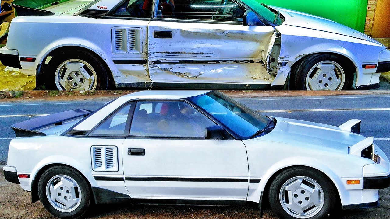 1985 MR2 - Rescue Bodywork and Paint for under $100!