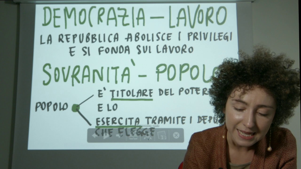 Lezione 62. Conoscere la costituzione: i principi fondamentali (Artt. 1-6). Didattica on line FMST