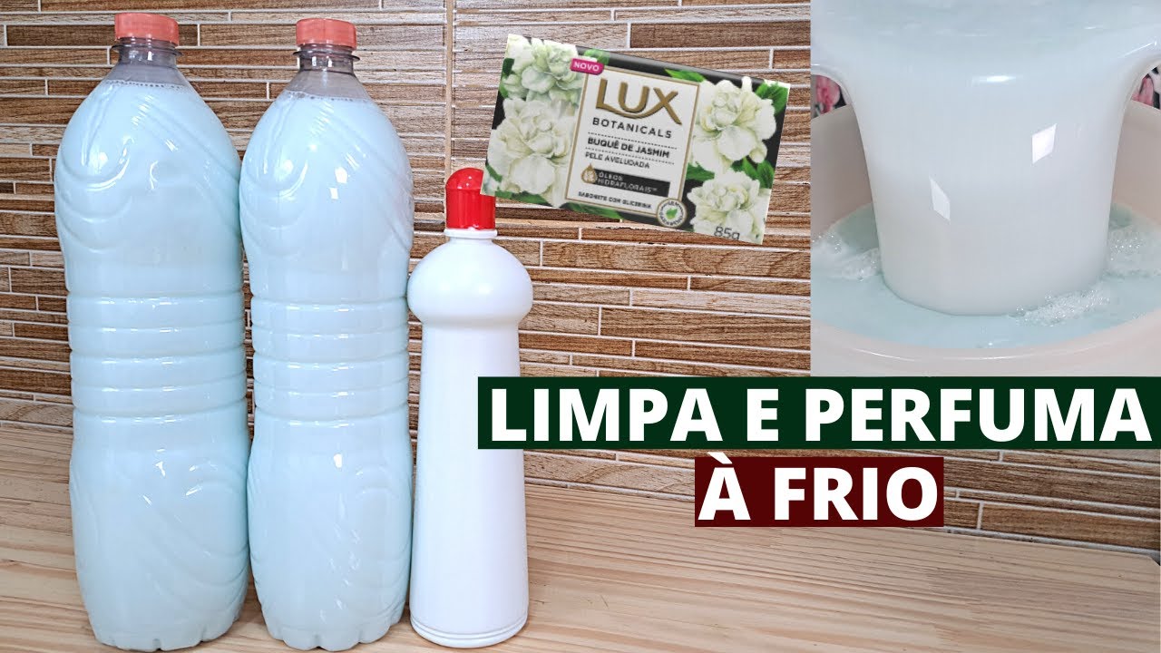 SÓ BATER NO LIQUIDIFICADOR E TÁ PRONTO -  LIMPA E PERFUMA COM FACILIDADE  -  ECONOMIZE MUITO