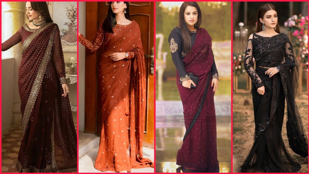 Beautiful saree designs for groom's sister- Saree designs for wedding function!!