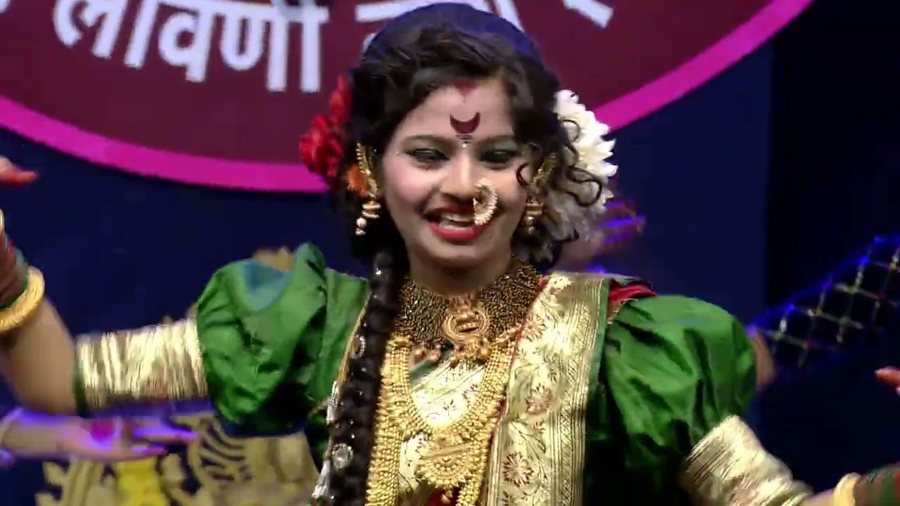 लावणी - सादरकर्ते : श्री.विजयसिंह मोहिते-पाटील विद्यालय, वाघोली : विद्यार्थी कलाकार