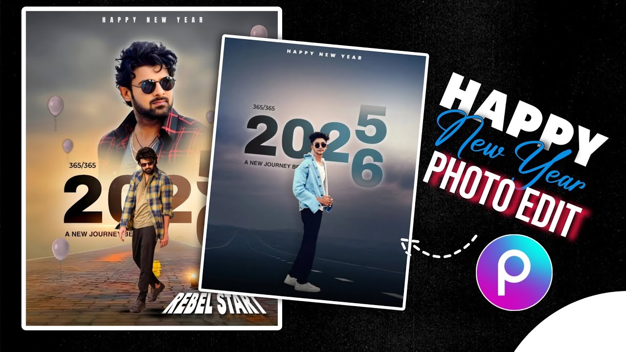 Happy New year photo editing 2026  