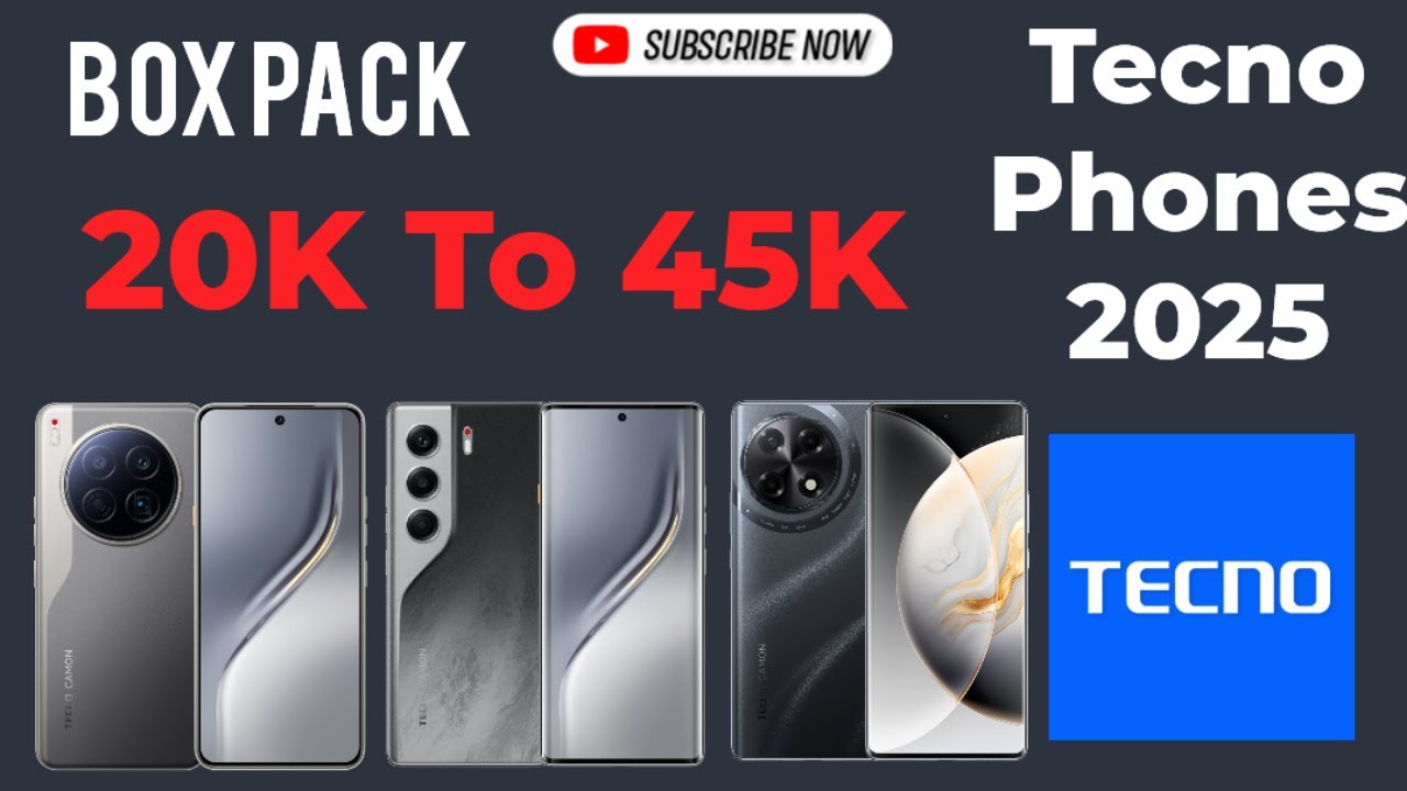 All Tecno Phones from 15,000 to 45,000 PKR in 2025 | Best Budget & Mid-Range Tecno Phones