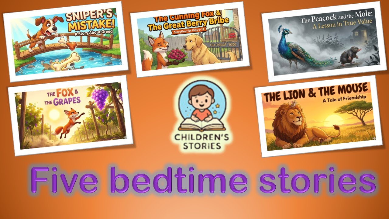 Audio Bedtime Stories for Kids – Classic Animal Fables Collection