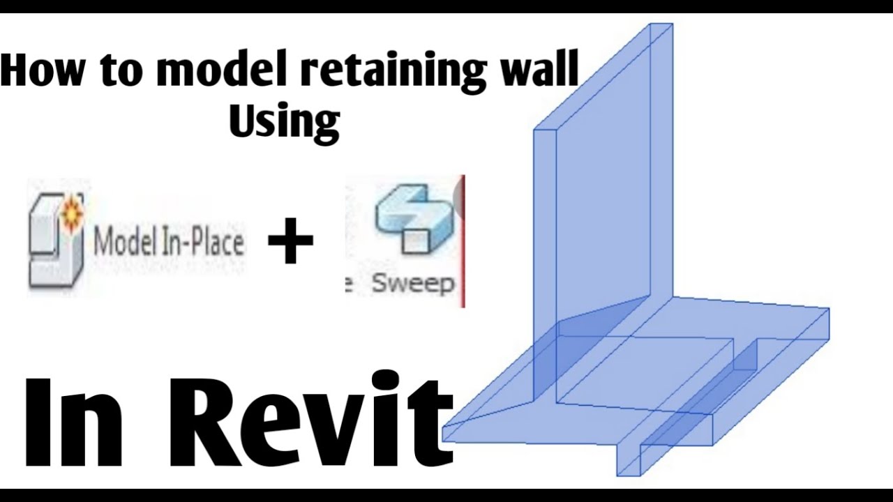 Моделирование подпорных стенок в Revit