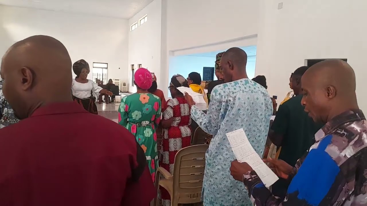 Umuorihie church choir proclaiming the word of God through song.