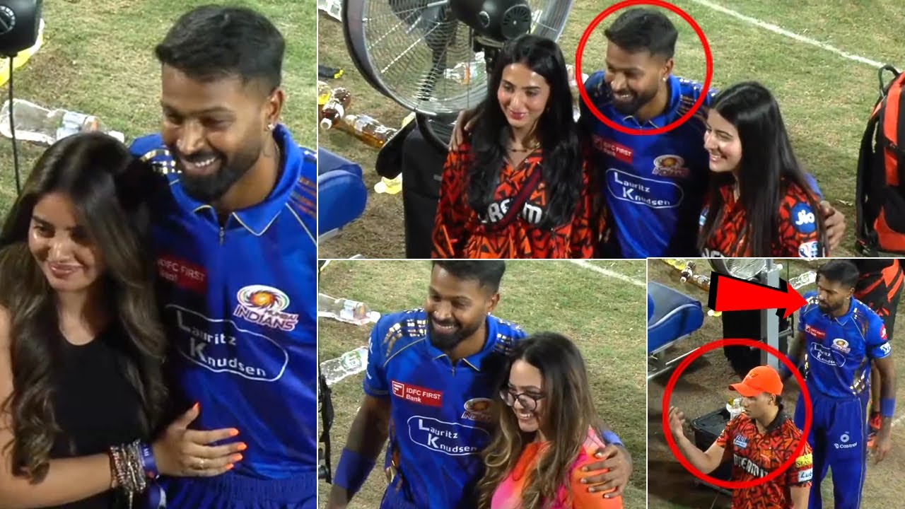 Hardik Pandya meets Abhishek Sharma's Sister and fans on Special Request
