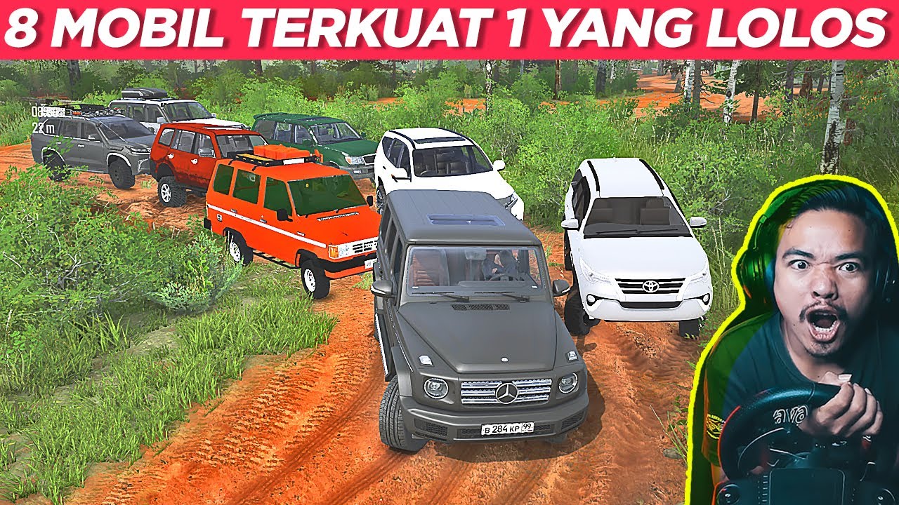 8 MOBIL TERKUAT INI SIAPA SAJA YANG GAGAL? - Spintires mudrunner