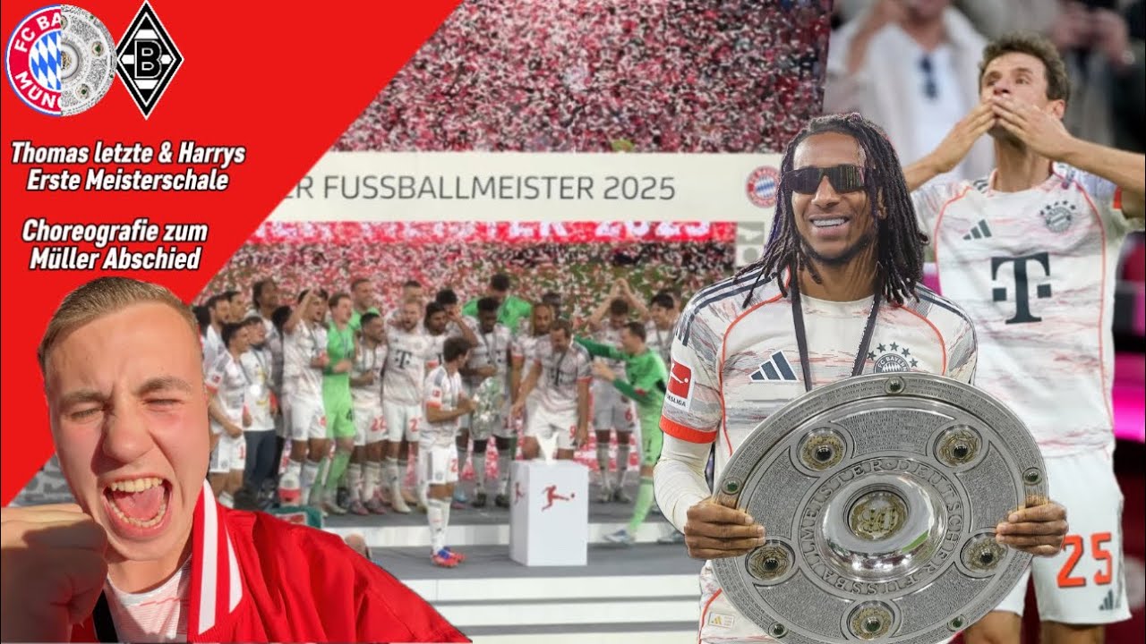 MIA SAN MEISTER! & Thomas sagt Servus 👋🥺 | FC Bayern - Borussia Mönchengladbach | Stadion Vlog #106