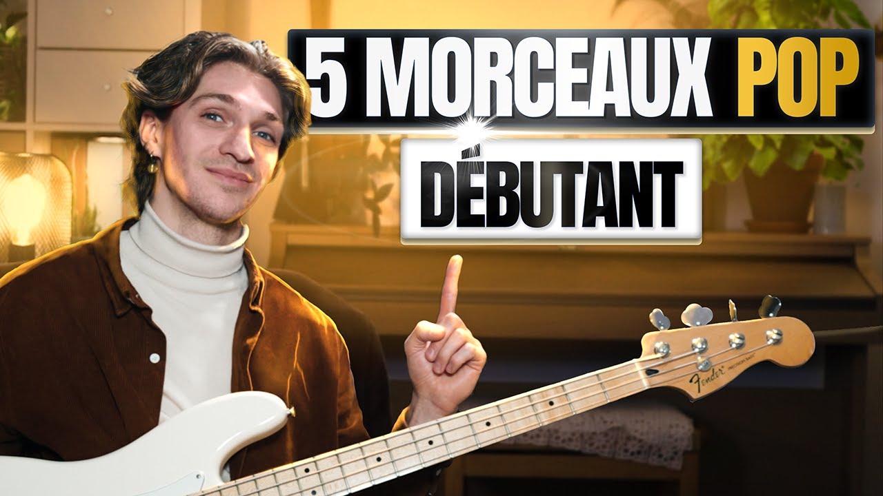 5 Lignes de Basse POP FACILES que tout D&eacute;butant devrait apprendre !
