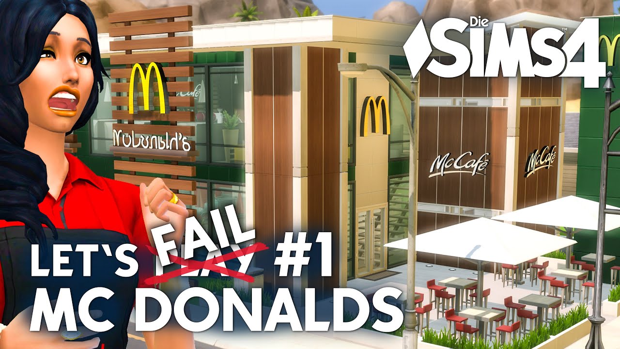 McDonald's Restaurant Er&ouml;ffnung | Die Sims 4 Gaumenfreuden Let's Play #1 (deutsch)